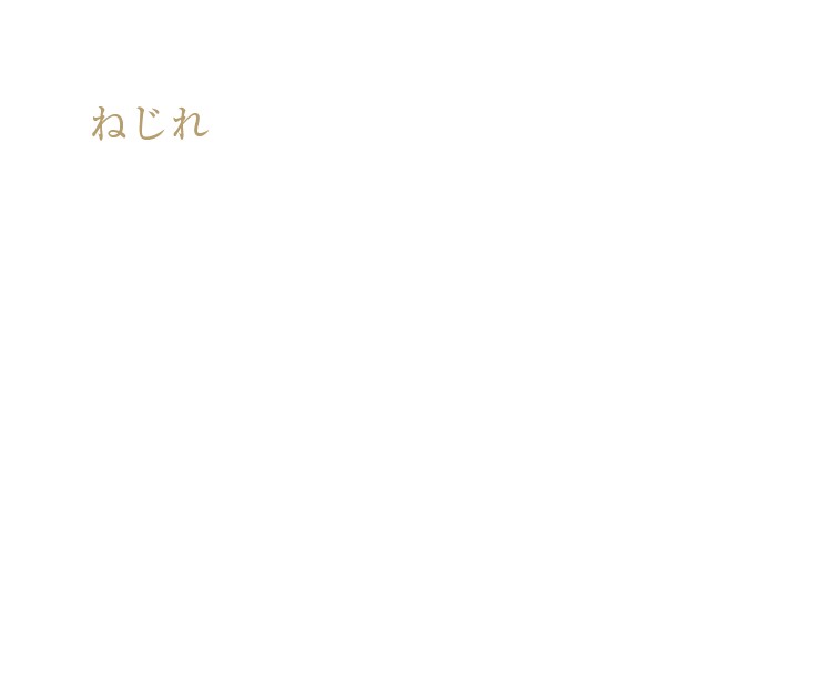 漆式復元法は、全身に絡まったねじれをほどき、眠っていた機能を初期状態へ戻すための技術です。 説明よりも、結果で示します。
